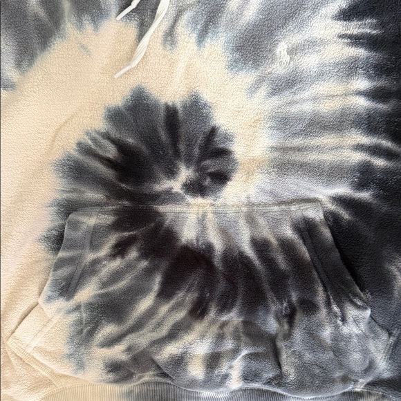 Polo by Ralph Lauren Black and Gray Tie-Dye Hoodie - Picture 2 of 6